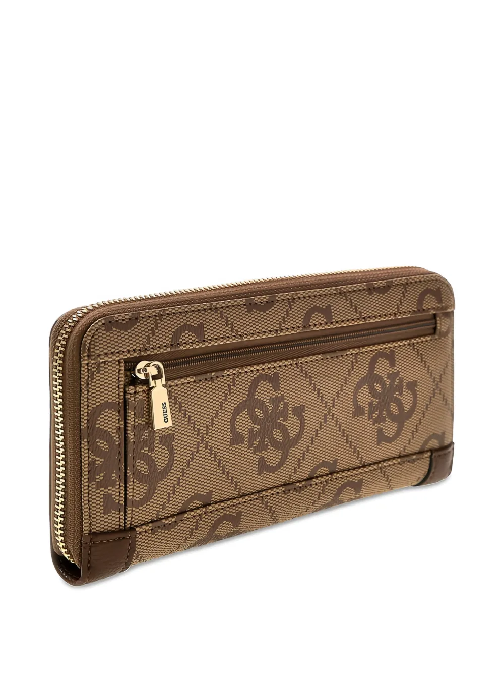 GUESS USA Karnilla 4G portemonnee met monogram Beige