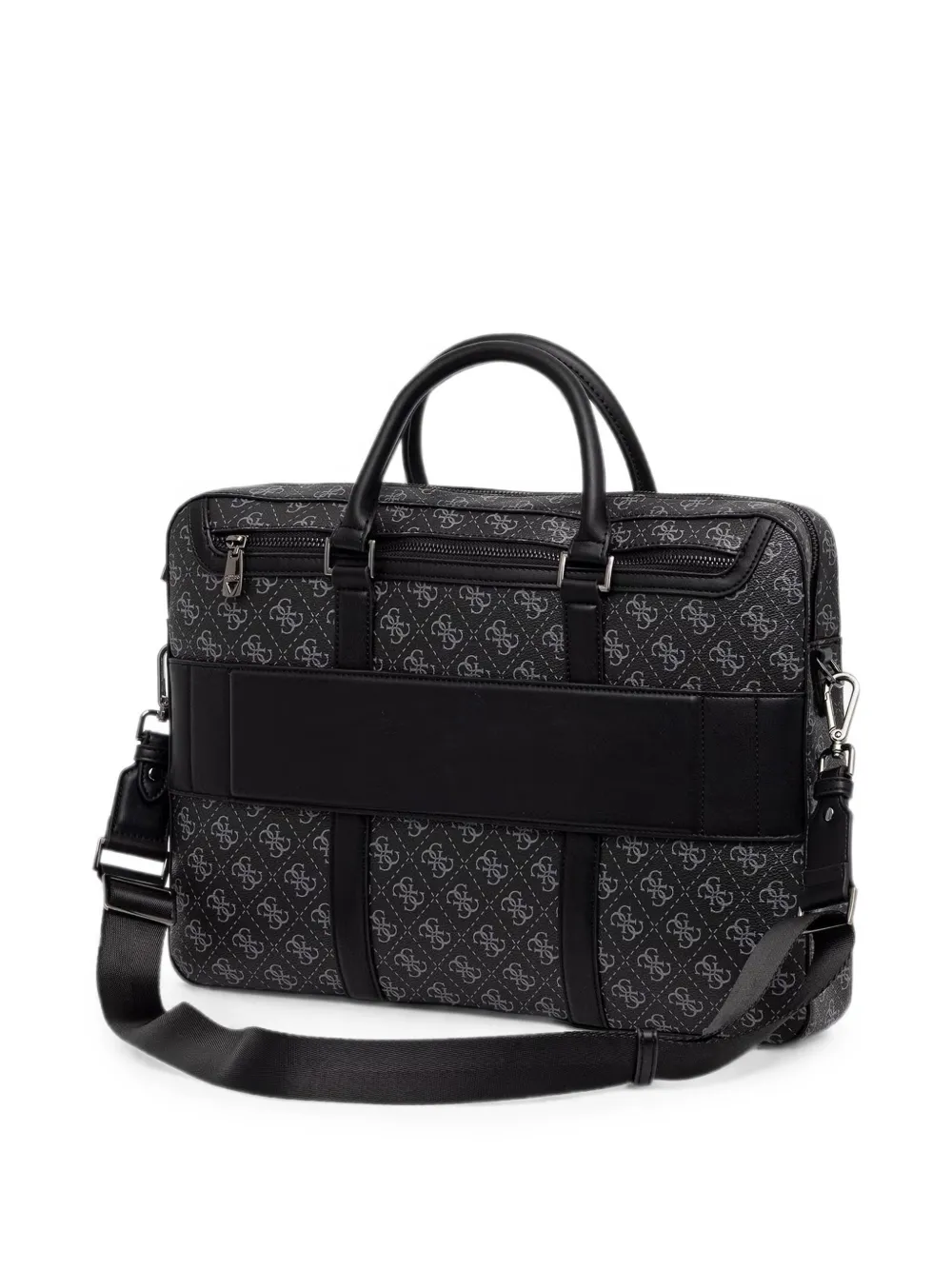 GUESS USA Laptoptas met logo-patroon Zwart