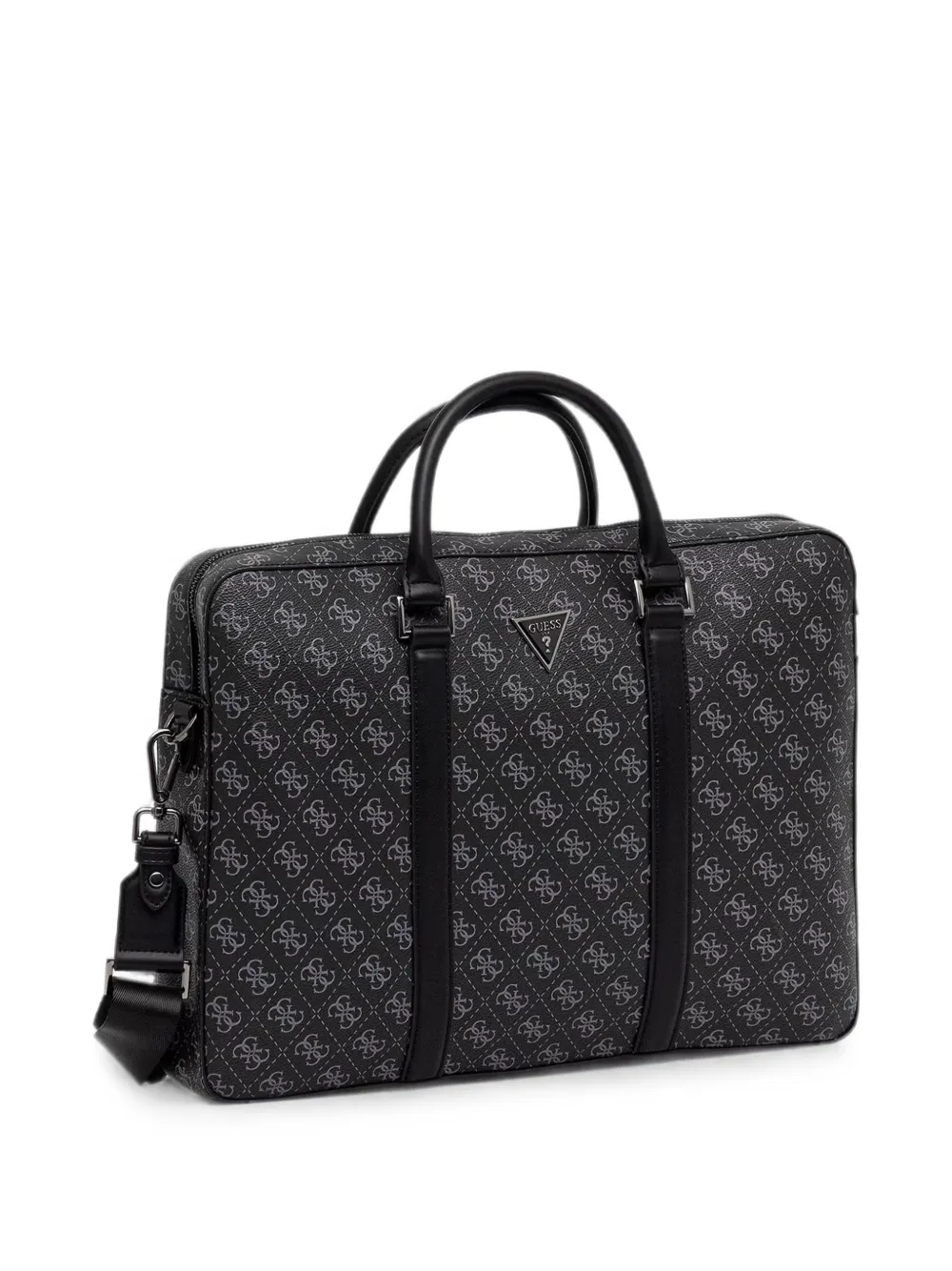 GUESS USA Laptoptas met logo-patroon Zwart