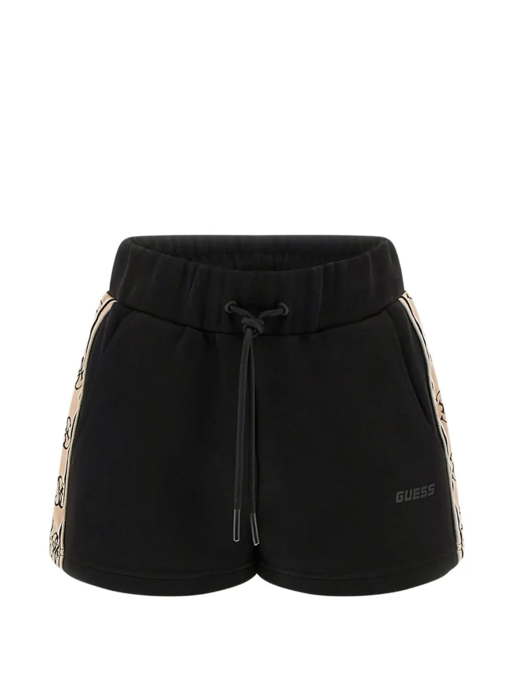 GUESS USA side-logo mini shorts - Black