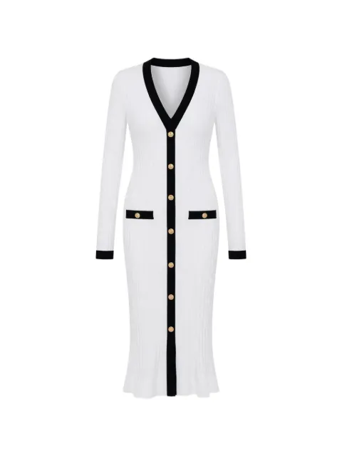GUESS USA V-neck midi dress