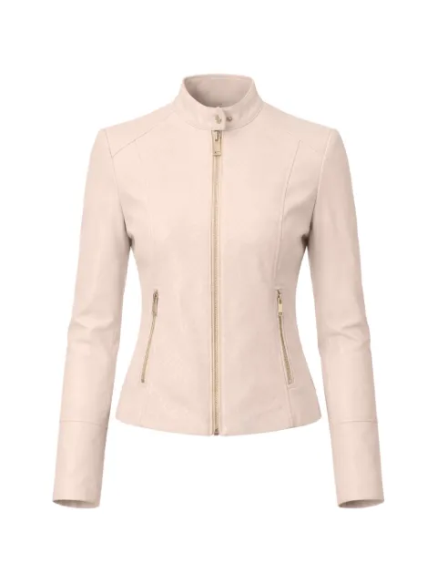 GUESS USA textured-finish zip-up jacket