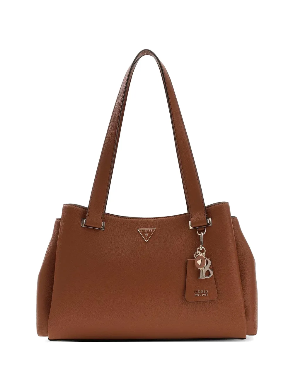 GUESS USA Evie Charms logo shoulder bag - Marrone