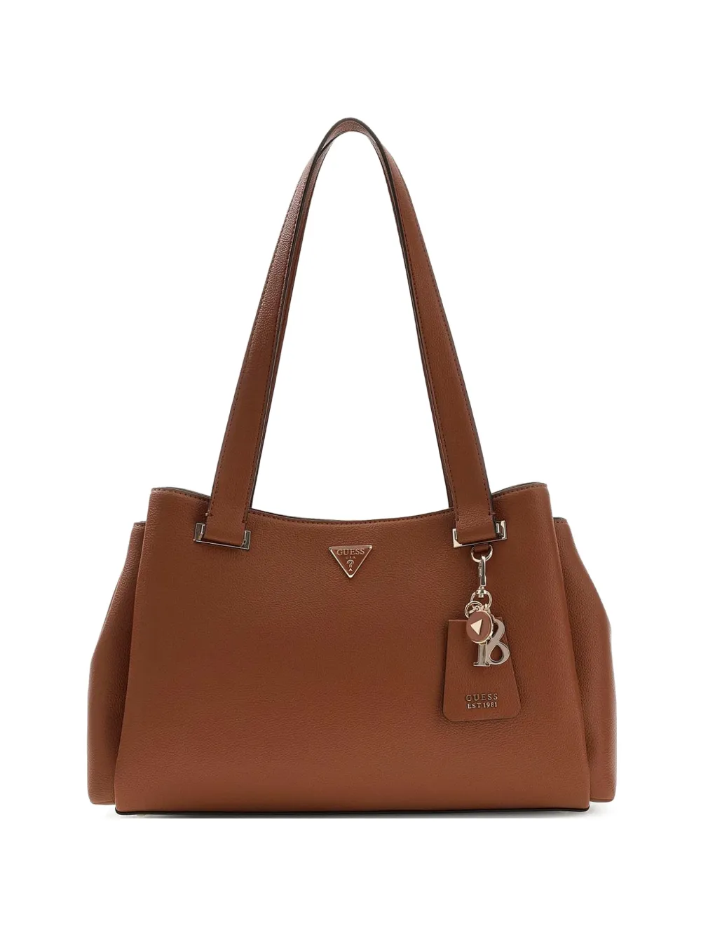 GUESS USA Evie Charms logo shoulder bag - Marrone