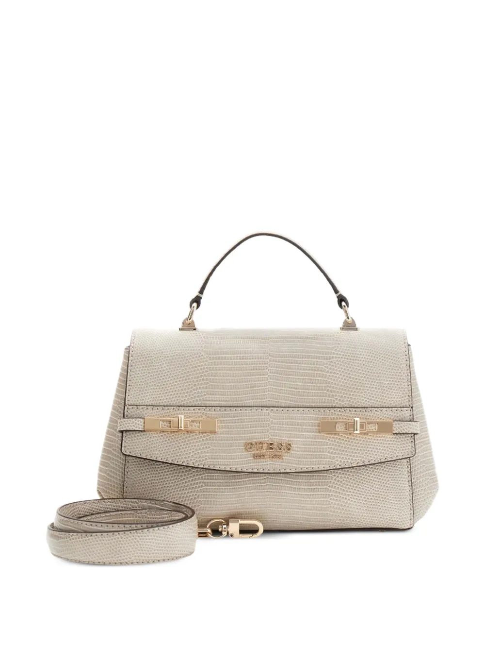 GUESS USA Melinda shopper met hagedissen-effect Beige