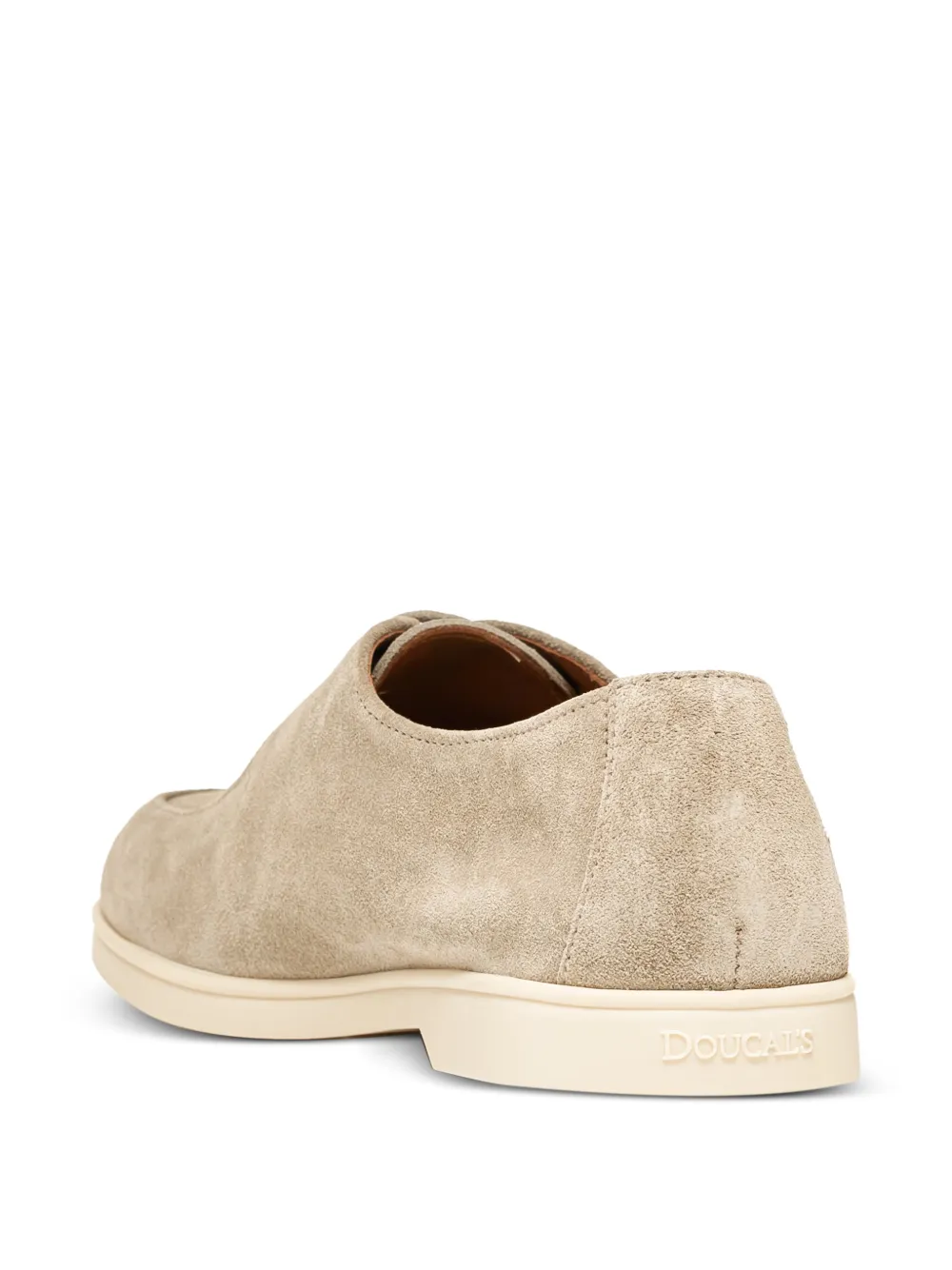 Doucal's suede lace-up Derby shoes Beige