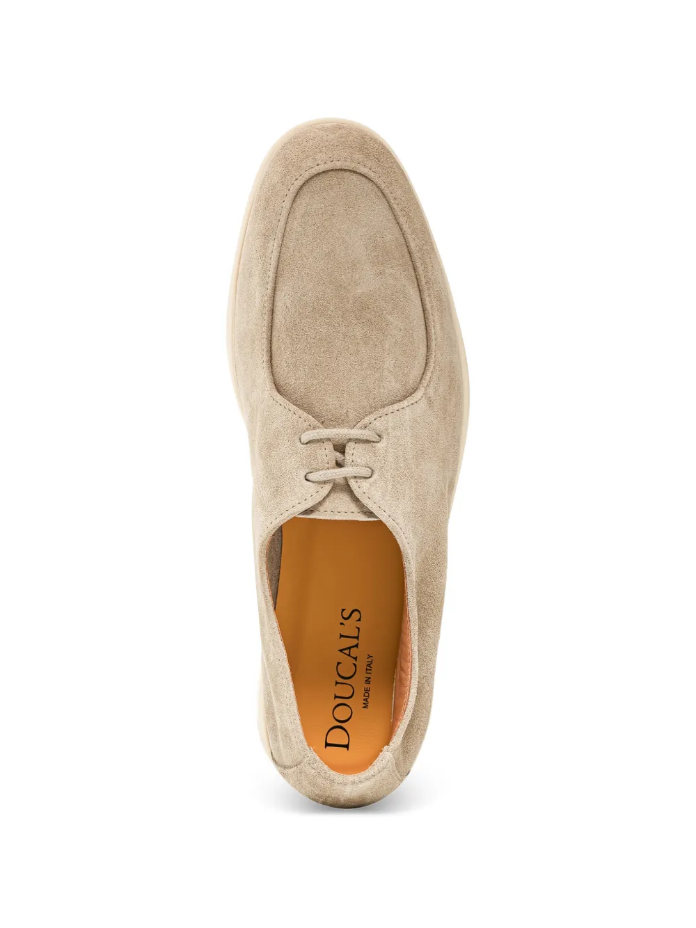 Doucal's suede lace-up Derby shoes Beige
