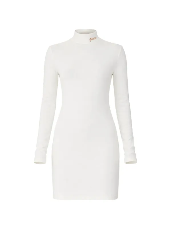 guess white long sleeve dress GUESS White Lace Long Sleeve Bodycon Dress Size L