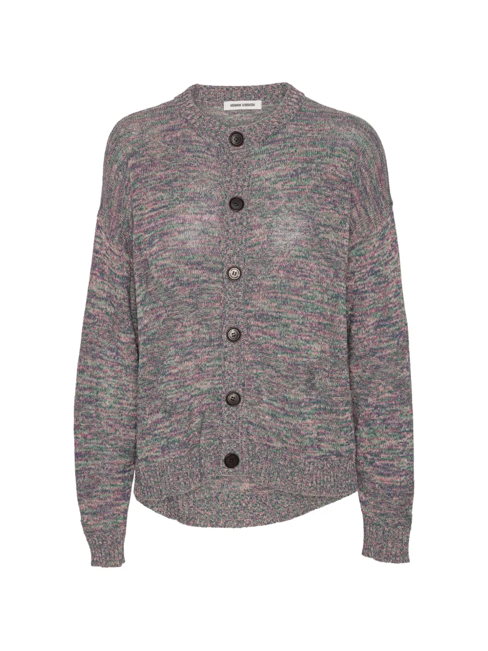 Henrik Vibskov intarsia-knit cardigan - Grigio