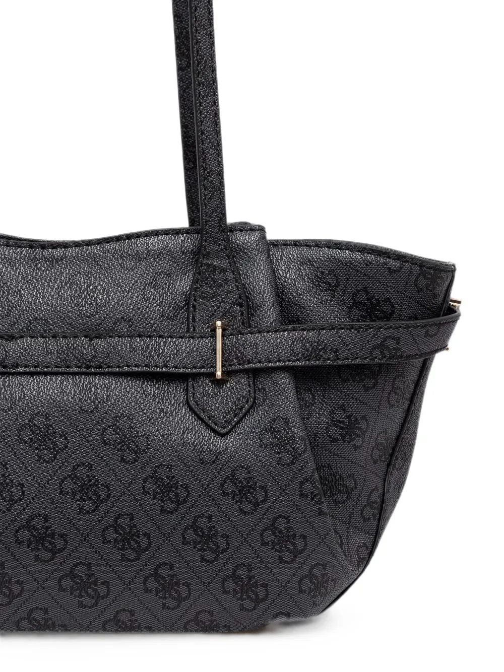 GUESS USA Yesba shopper met monogramprint en gespdetail Zwart