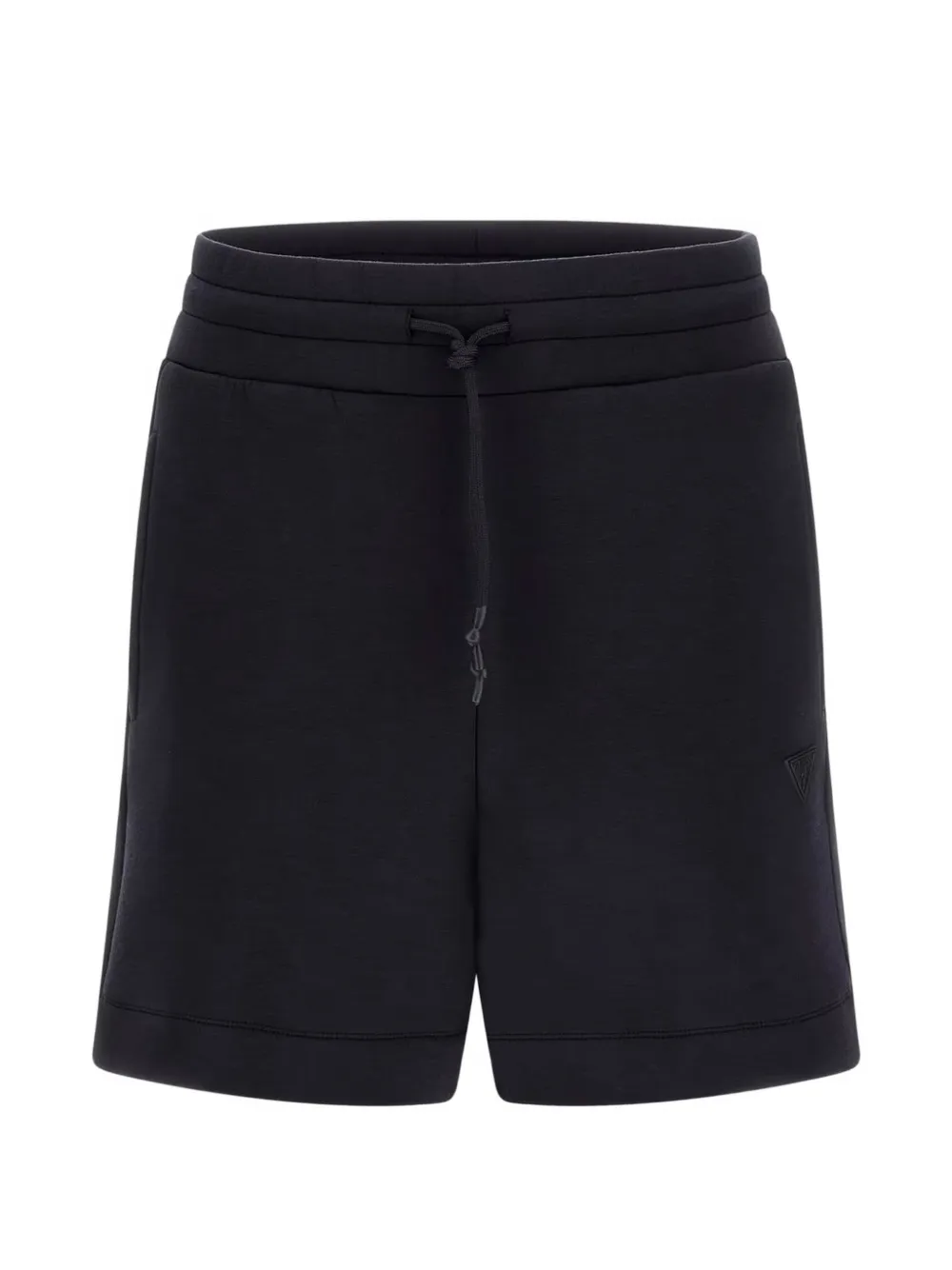 GUESS USA Scuba drawstring rolled-hem shorts - Nero