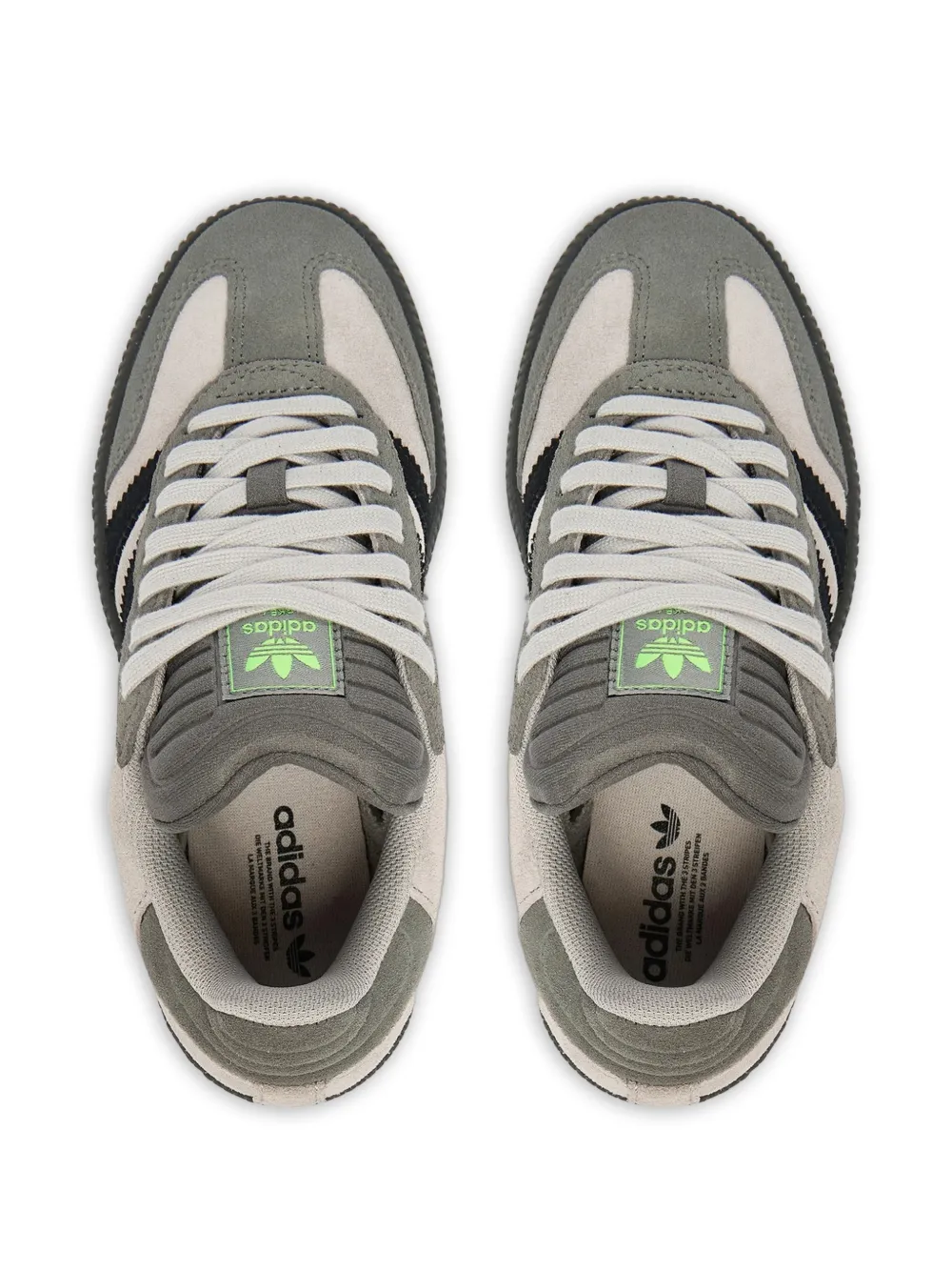 adidas Kids Gestreepte sneakers met plateauzool Grijs