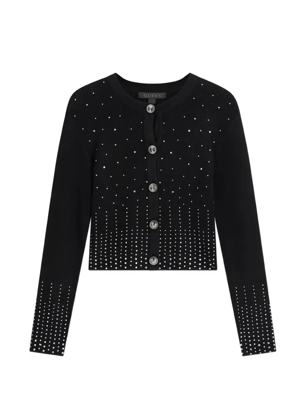 GUESS USA Cardigan con cristalli - Nero