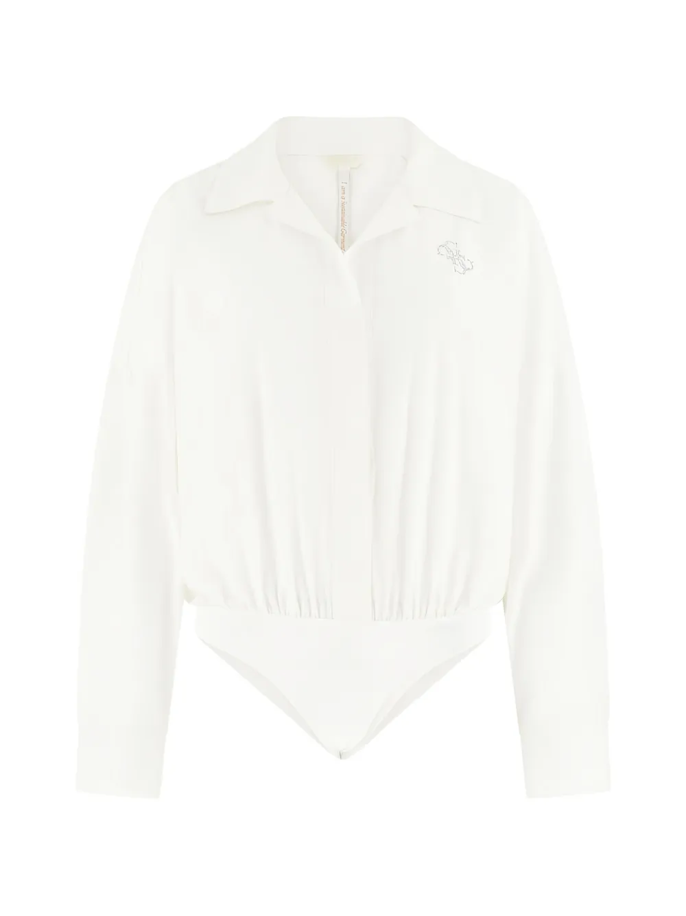 GUESS USA long-sleeve bodysuit - Bianco