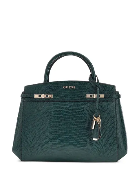 GUESS USA Melinda lizard-effect tote bag