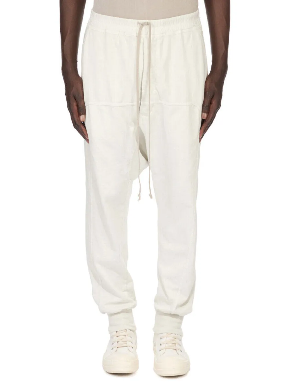 Rick Owens DRKSHDW drop-crotch track pants - Neutrals