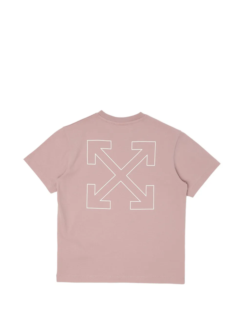 Off-White Kids T-shirt met logoprint Roze