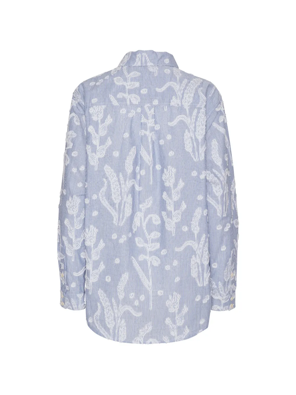 Henrik Vibskov Fil-coupé gestreepte blouse Wit
