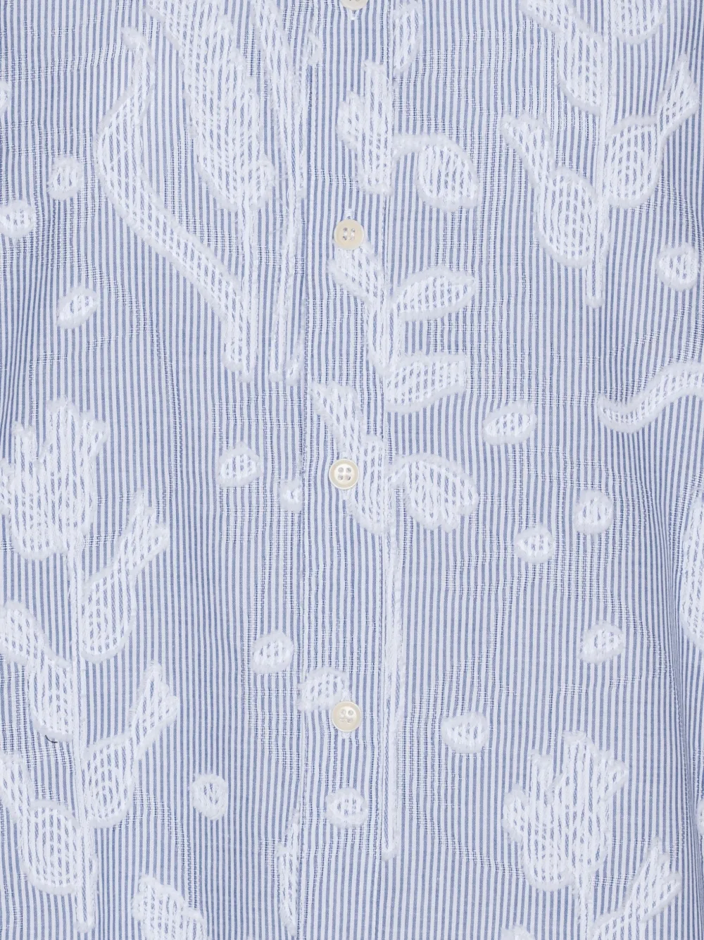 Henrik Vibskov Fil-coupé gestreepte blouse Wit
