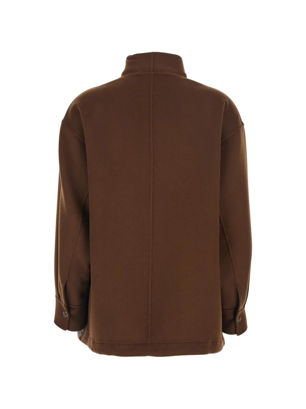 Max Mara Jack met ritssluiting en zak Bruin