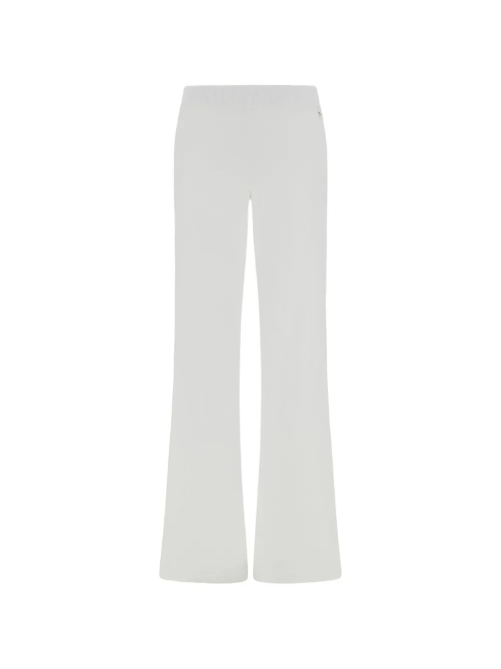 Herno ribbed-waistband palazzo pants - Bianco