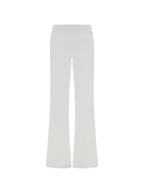 Herno pantalones palazzo con pretina de canalé