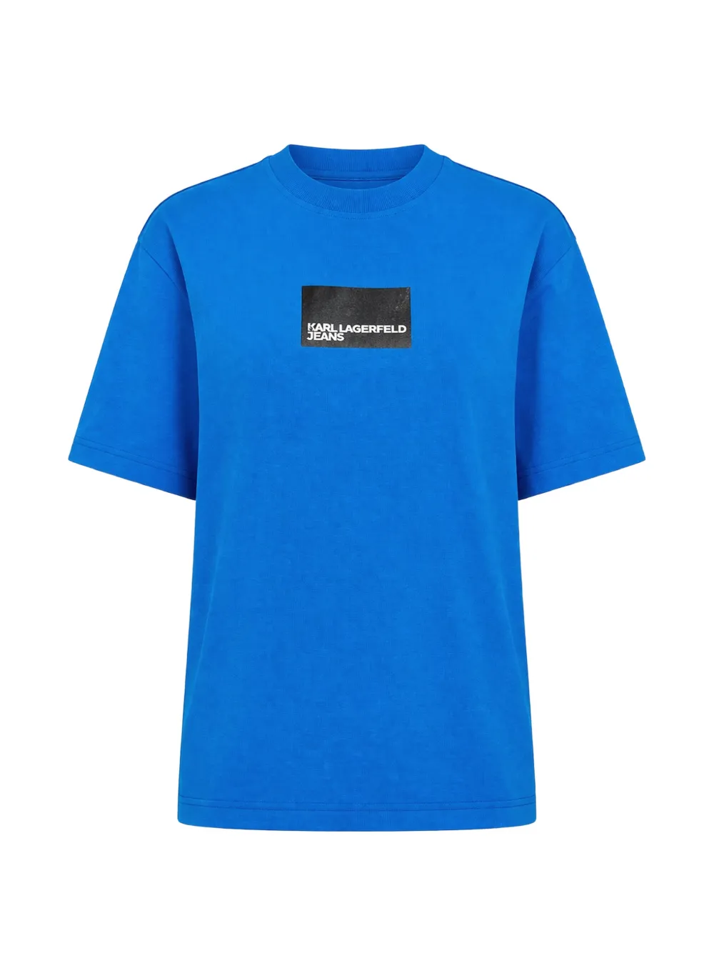 Karl Lagerfeld Jeans logo-patch T-shirt - Blau
