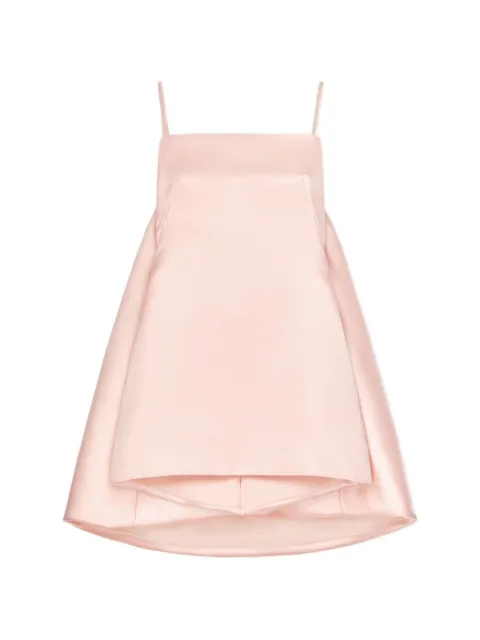 Givenchy satin layered A-line dress
