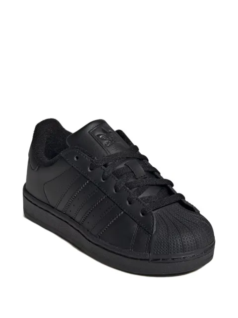 adidas Kids Superstar II three-stripe sneakers