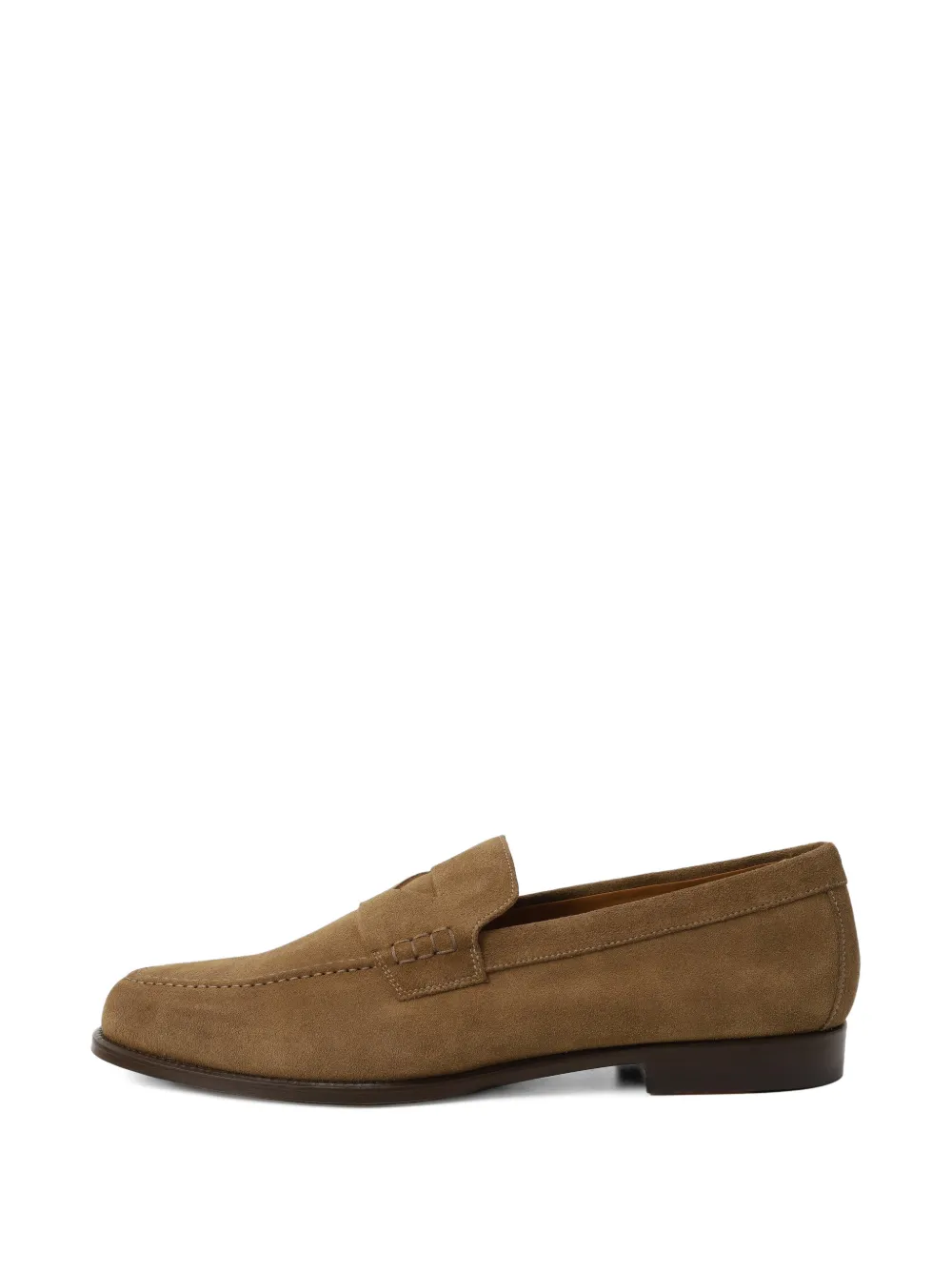 Doucal's suede penny loafers - Marrone