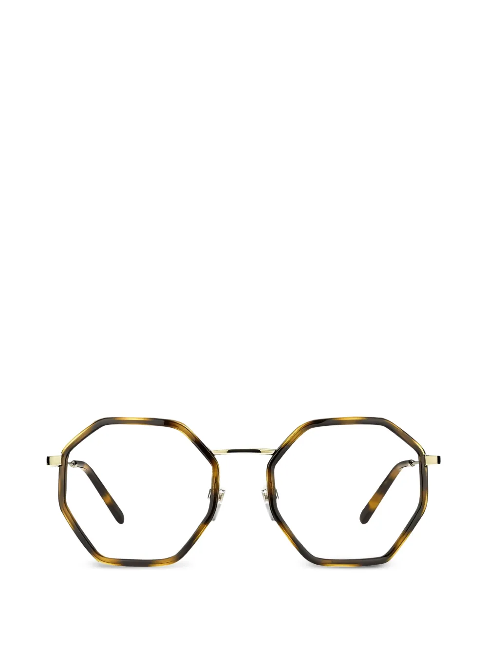 Marc Jacobs Eyewear geometric-frame glasses - Marrone