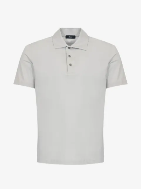 Herno short-sleeved polo shirt
