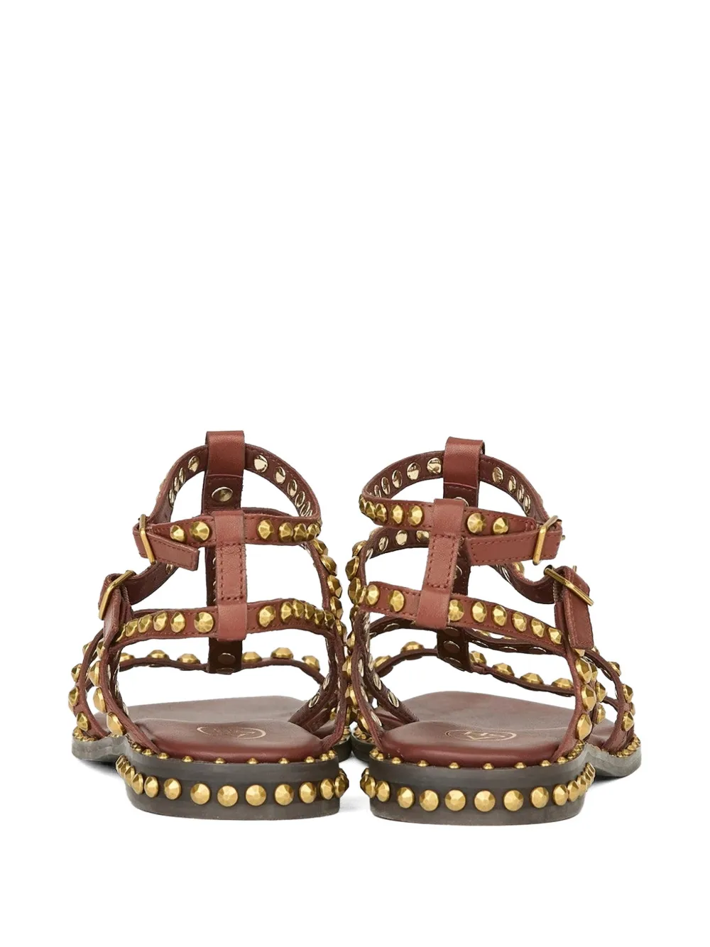 Ash Precious sandalen met studs Bruin
