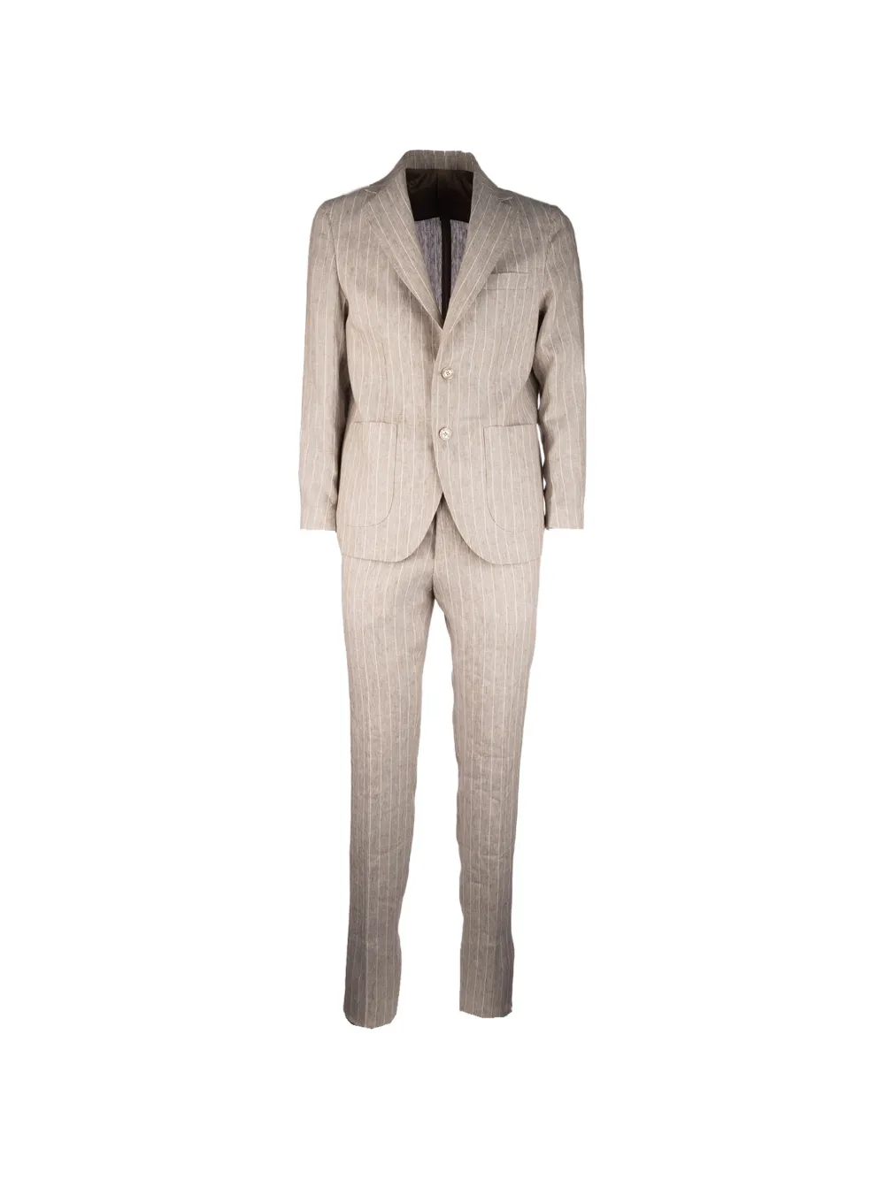 COLAMARINO pinstripe-pattern single-breasted suit - Toni neutri