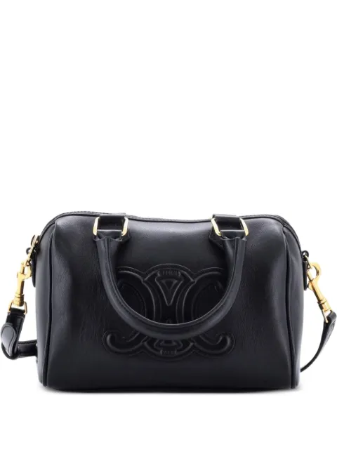 Celine Pre-Owned Cuir Triomphe Boston Bag Leather Small satchel