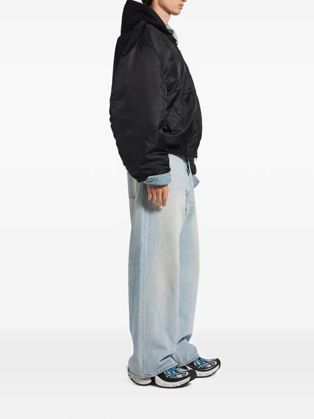 Balenciaga Jeans met vijf zakken Blauw