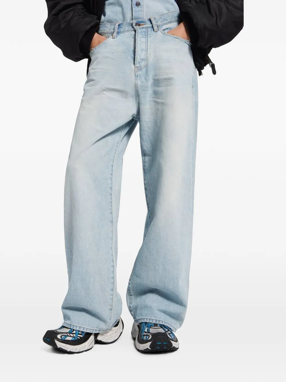Balenciaga Jeans met vijf zakken Blauw