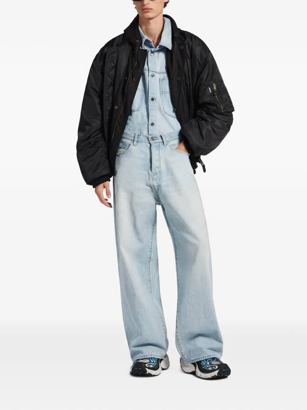 Balenciaga Jeans met vijf zakken Blauw