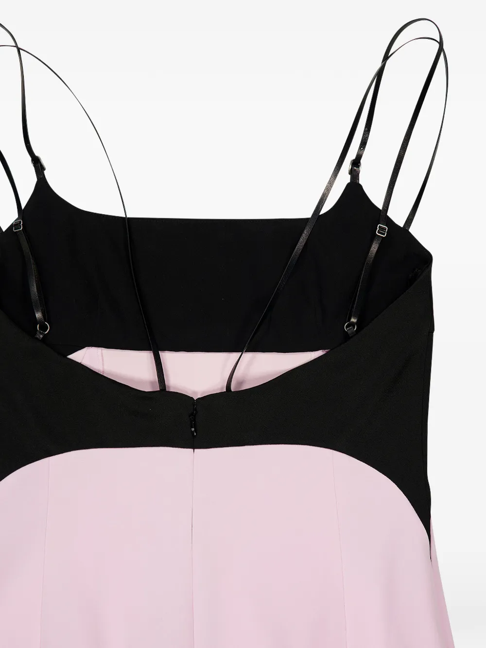 TOM FORD Tweekleurige jurk met spaghettibandjes Roze