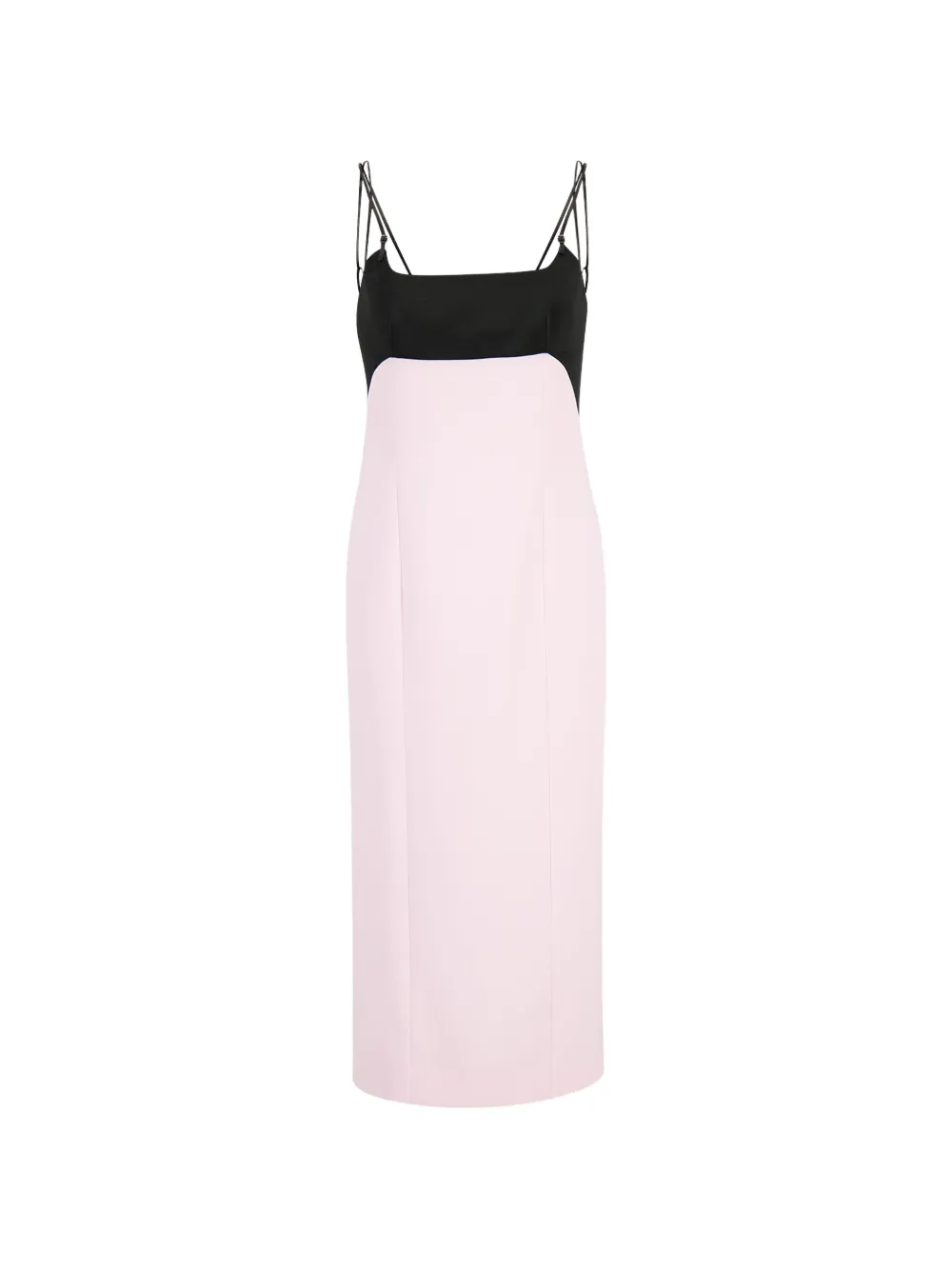 TOM FORD two-tone spaghetti-strap dress - Pink