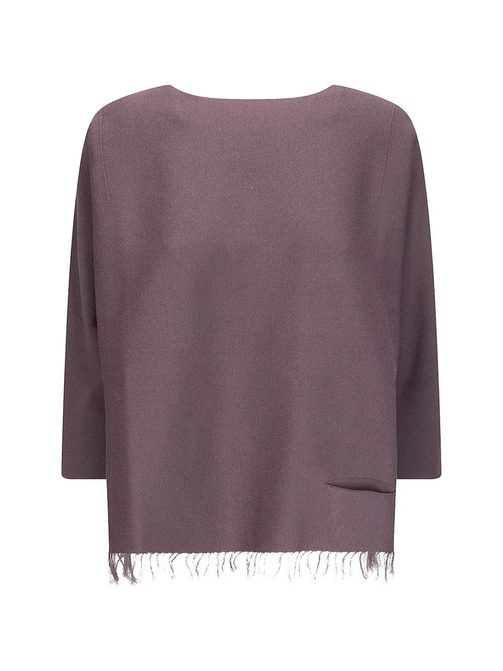  Archivio B Jersey Con Dobladillo Deshilachado - Morado 