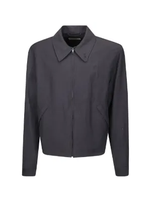 LEMAIRE “ZIP SHIRT BLOUSON” NAVY sizeXS LEMAIRE Zip Shirt | Blue | FARFETCH IL