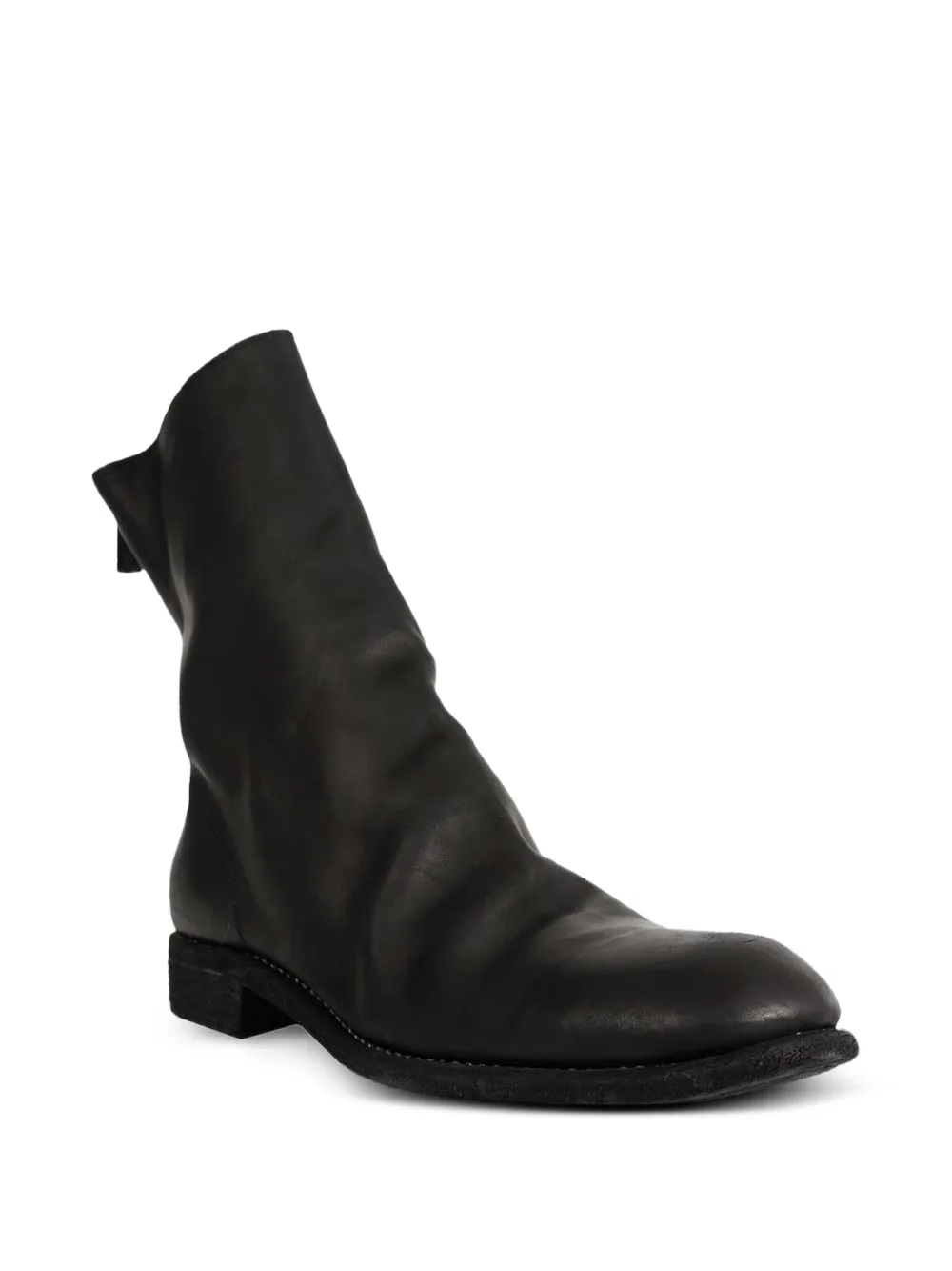 Guidi leather ankle boots Zwart