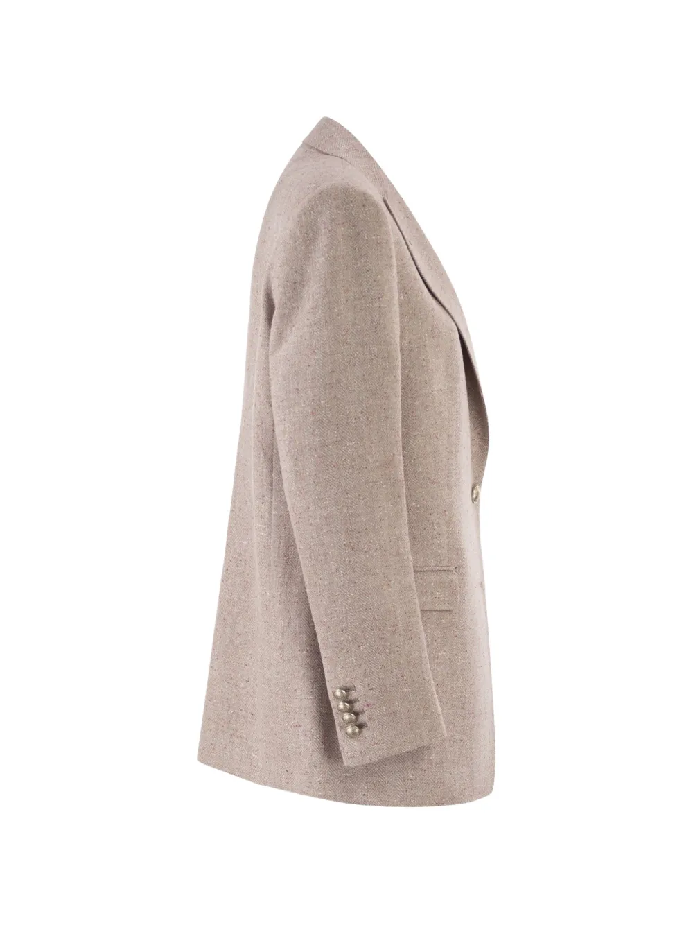 Tagliatore Blazer met enkele rij knopen Beige