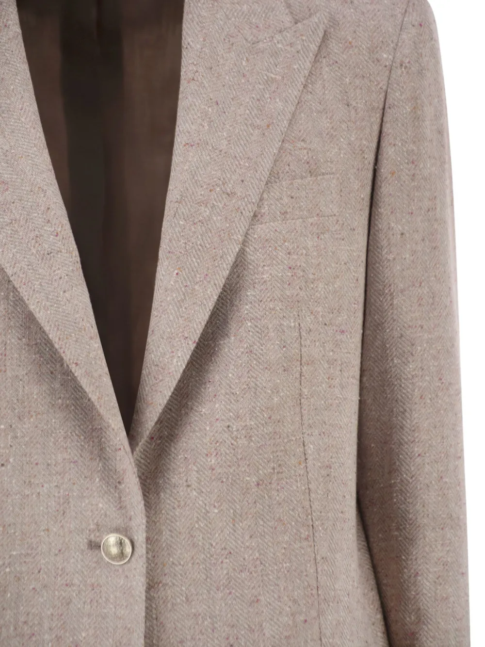 Tagliatore Blazer met enkele rij knopen Beige