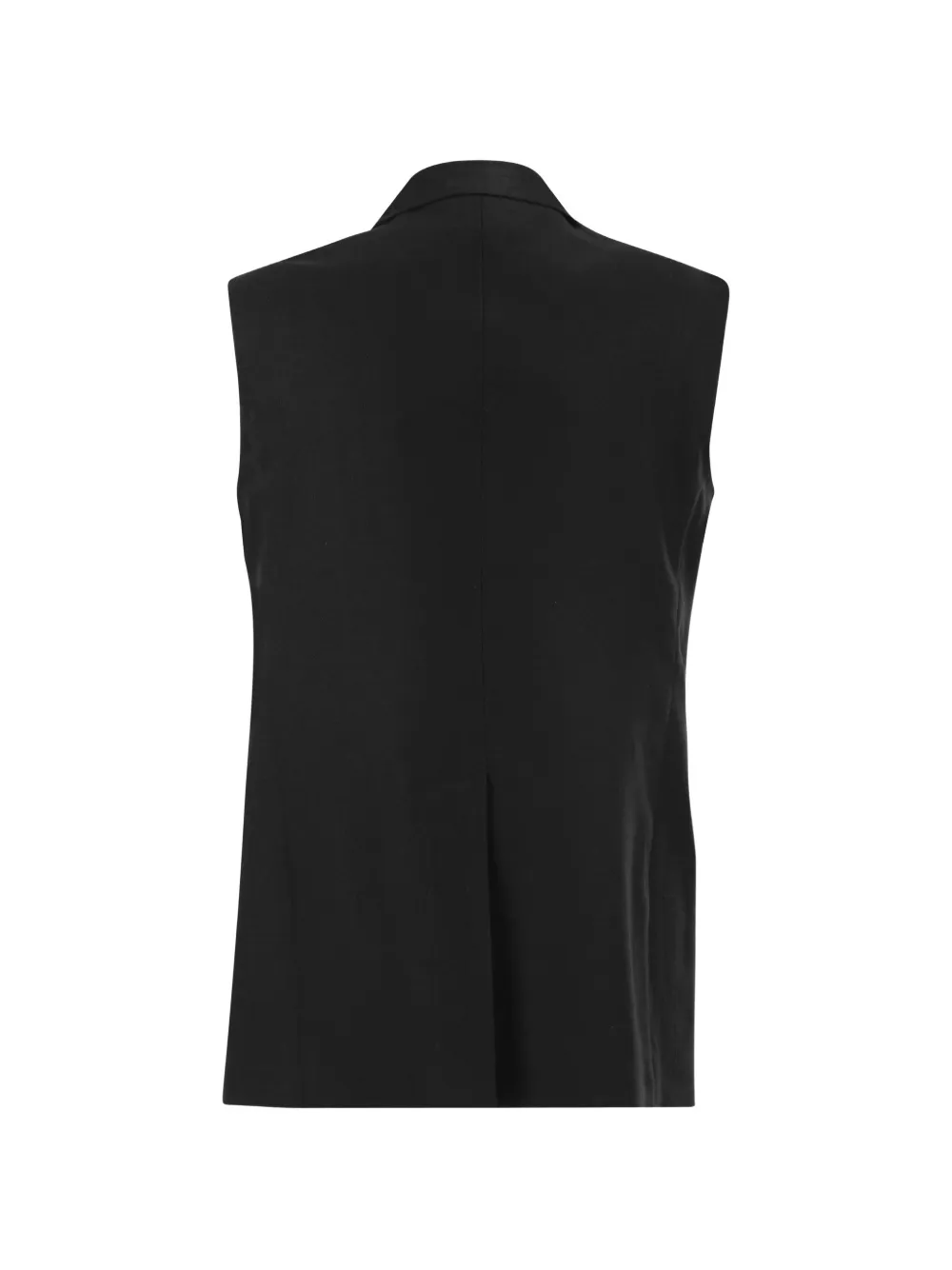 Tagliatore Gilet met dubbele rij knopen Zwart