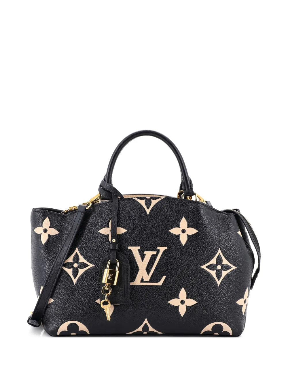 Louis Vuitton Pre-Owned Petit Palais Handbag Bicolor Monogram Empreinte Giant satchel - Schwarz