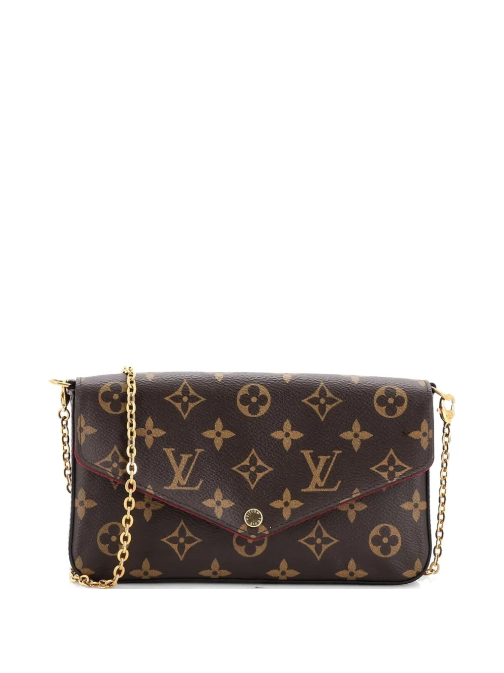 Louis Vuitton Pre-Owned Felicie Pochette Monogram Canvas crossbody bag - Braun