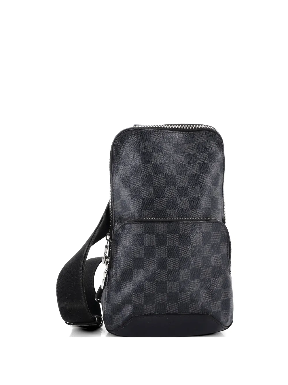 Louis Vuitton Pre-Owned Avenue Sling Bag Damier Graphite crossbody bag - Black