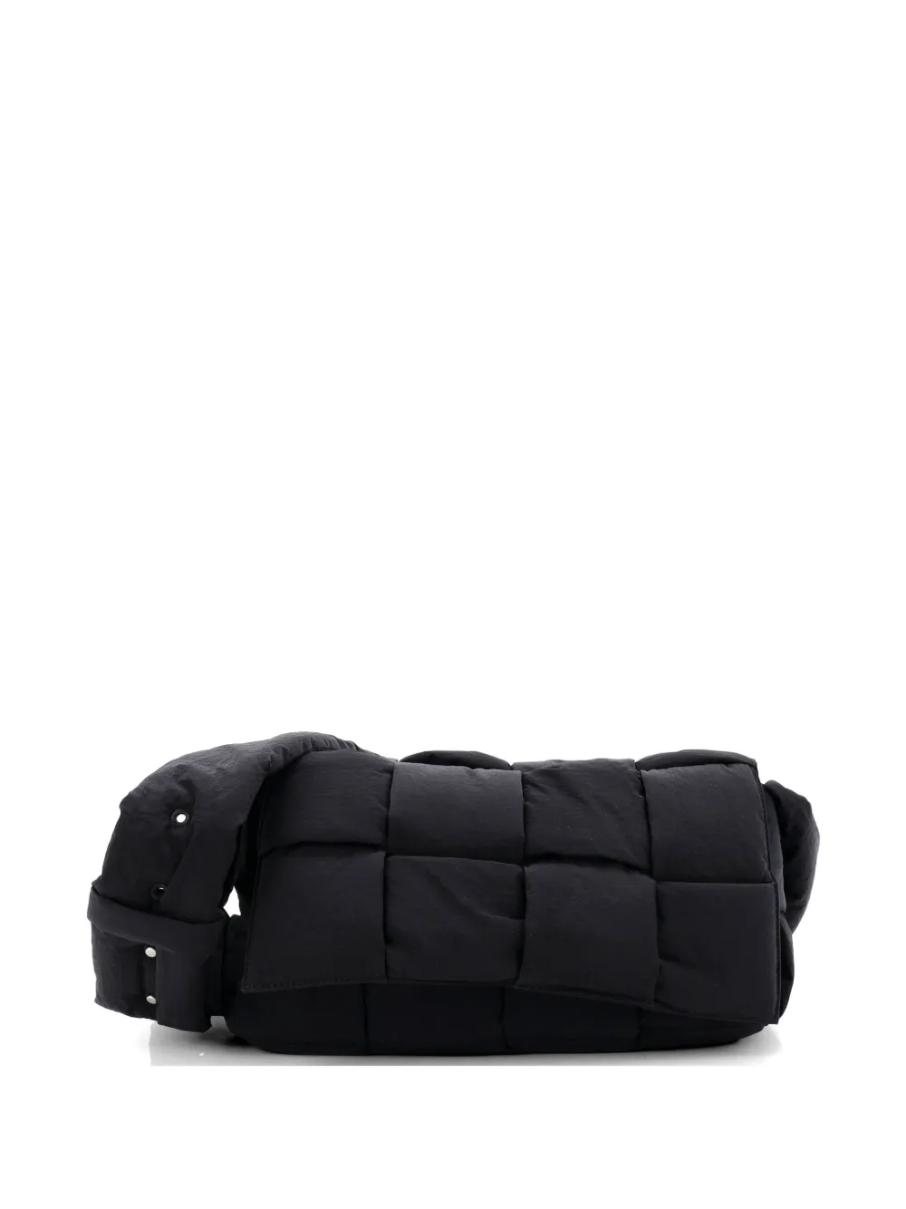 Bottega Veneta Pre-Owned Padded Tech Cassette Intrecciato Nylon crossbody bag - Nero